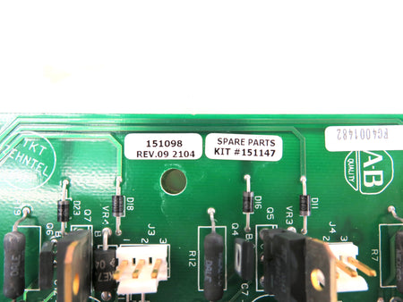 Allen-Bradley 151098 Rev 09 151147 Circuit Board Assembly - Advance Operations