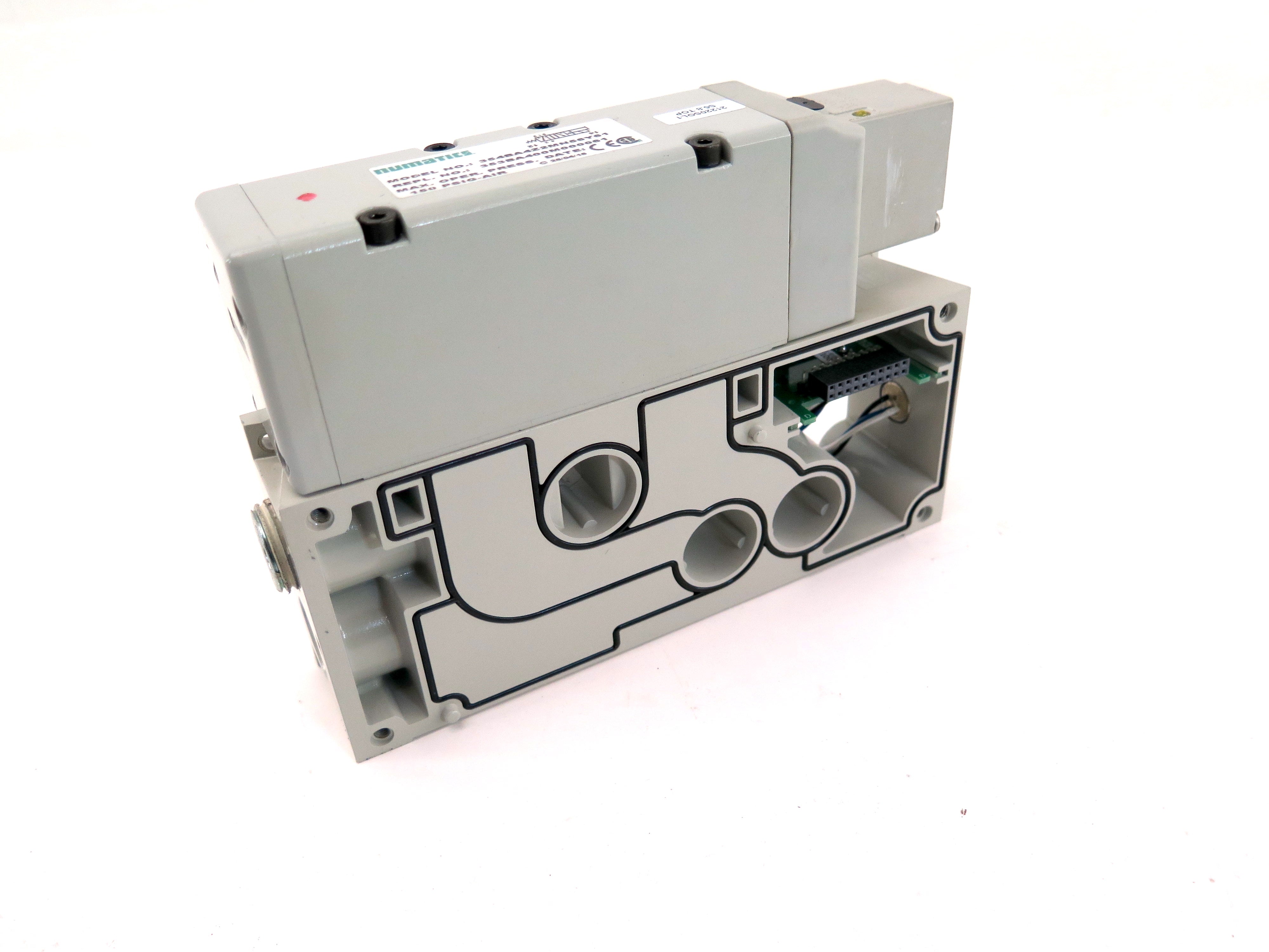 Numatics 354BA4Z2MN56Y61 150 PSIG 24VDC Pneumatic Valve With Manifold - Advance Operations