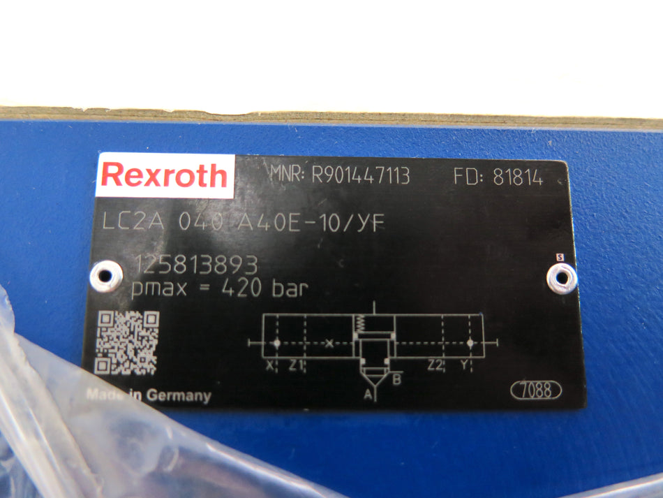 Rexroth LC2A 040 A40E-10/YF R901447113 Cartridge Hydraulic Valve - Advance Operations