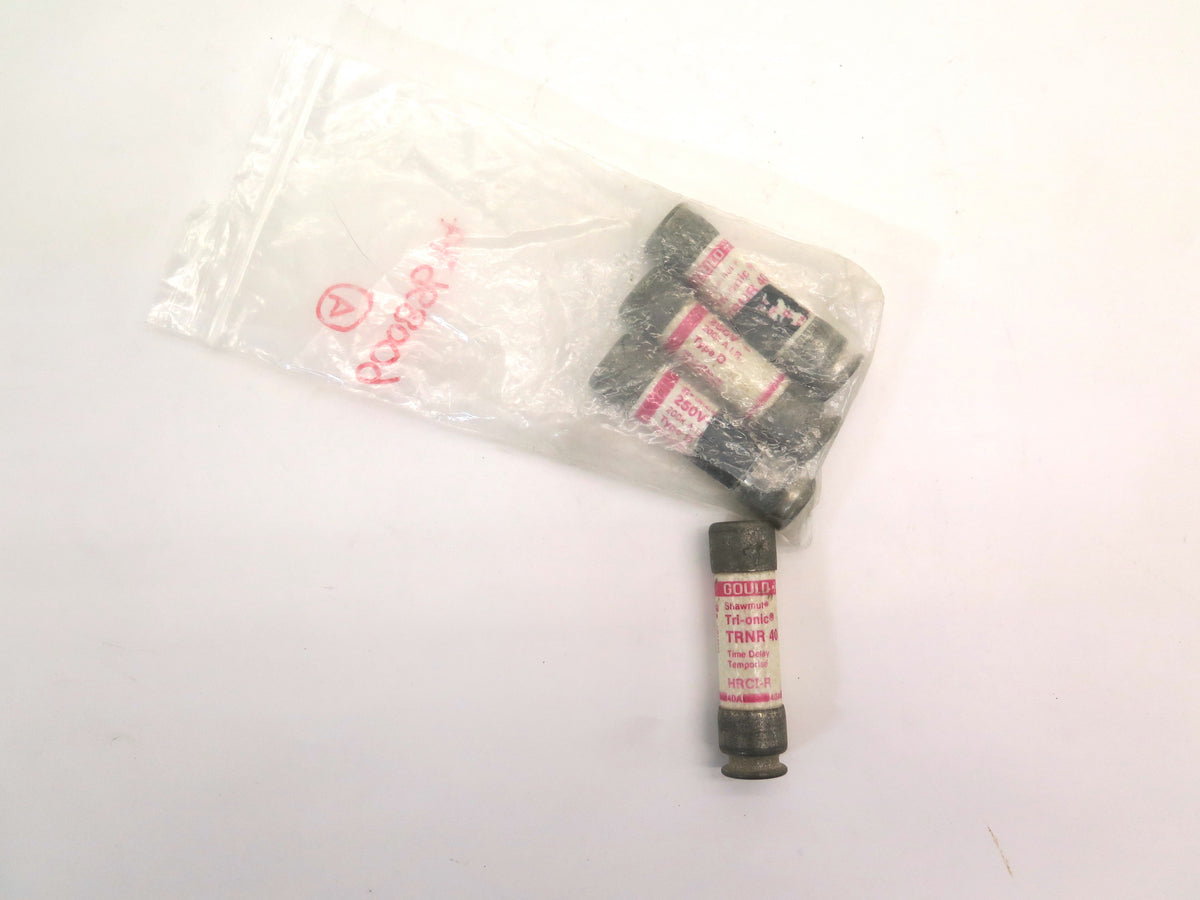 Gould Fuse Tri-onic HRCI-R TRNR 40 250V Type D LOT OF 4 - Advance Operations