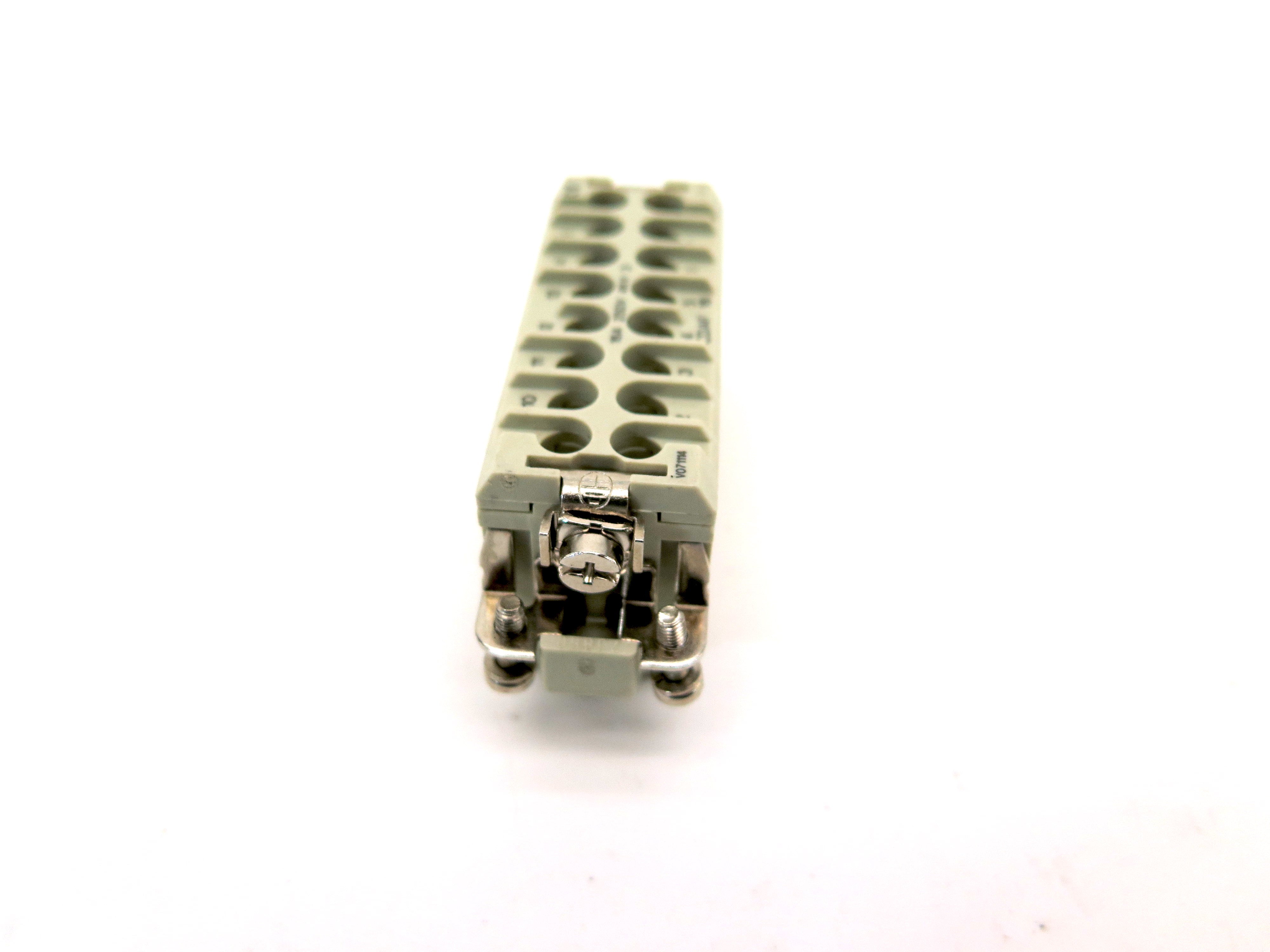 ILME CDAF-16 Rectangular Connectors 16 Pole 16A 250V LOT OF 2 - Advance Operations