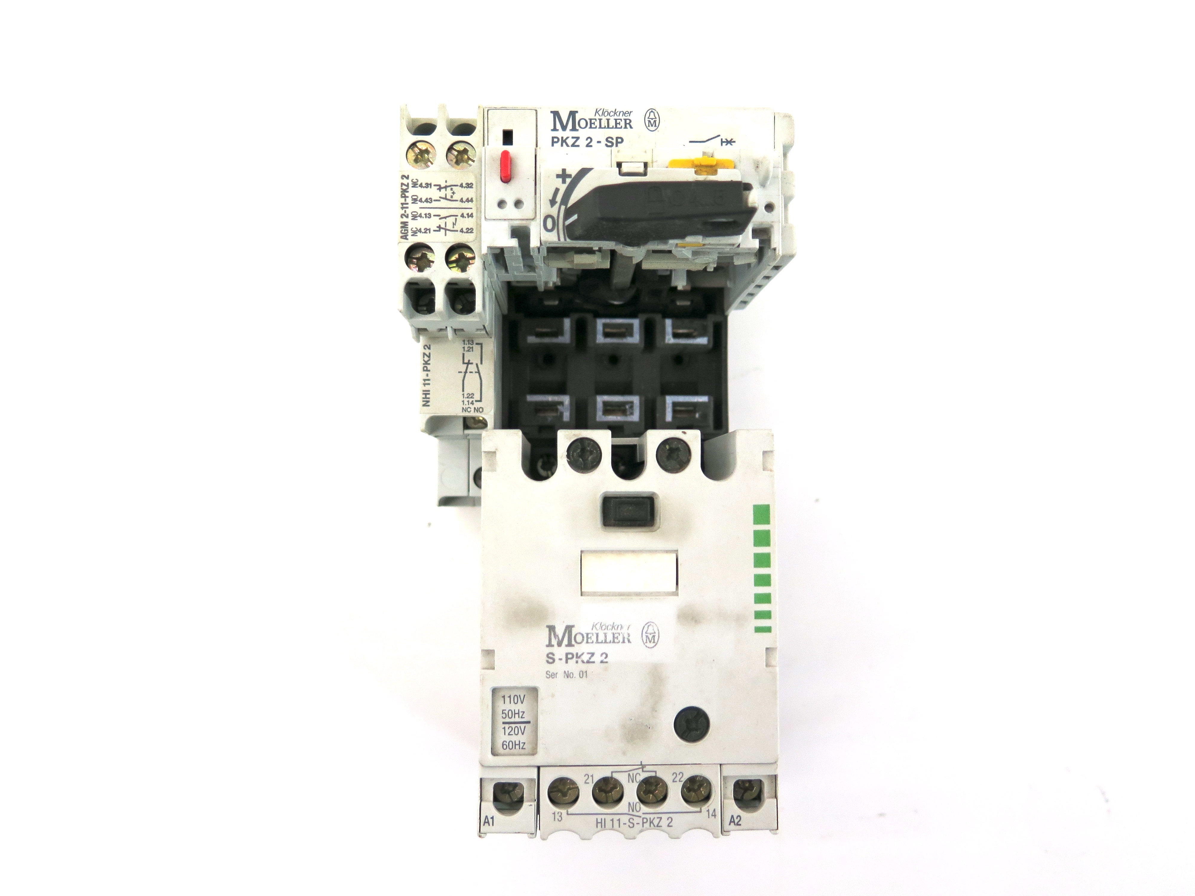 Klockner Moeller S-PKZ2 S-SP ZM 120V Self-Protected Combination Starters - Advance Operations