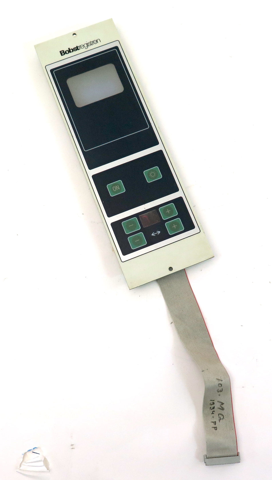 Bobst Registron 394-4595 6T Keypad Interface - Advance Operations