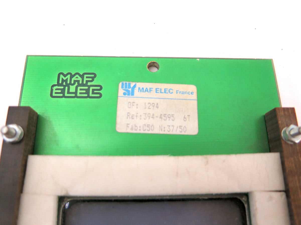 Bobst Registron 394-4595 6T Keypad Interface - Advance Operations