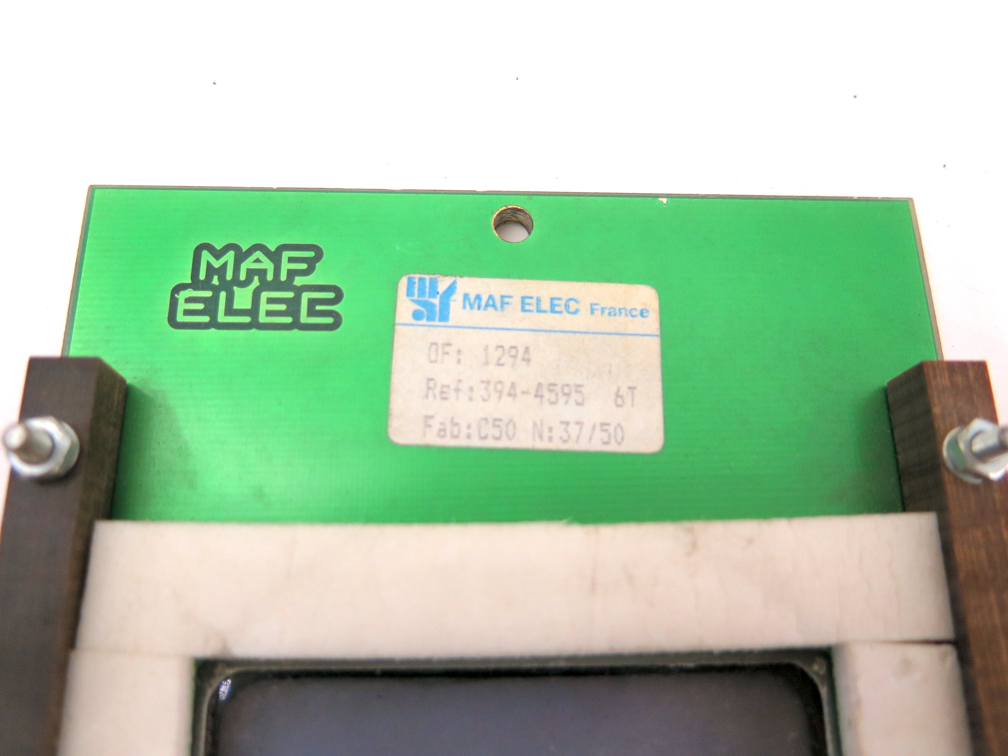 Bobst Registron 394-4595 6T Keypad Interface - Advance Operations