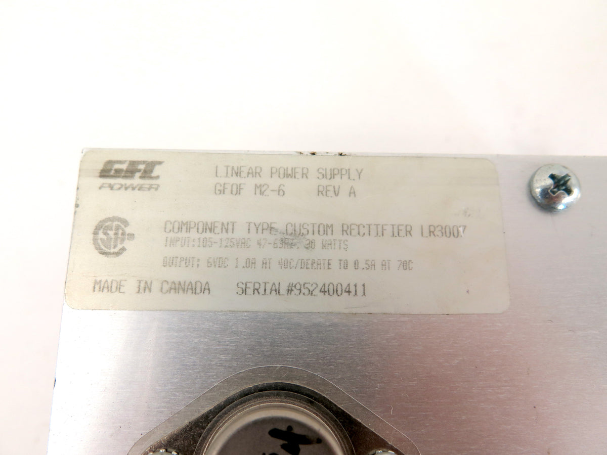 GFC Hammond GFOF M2-6 Linear Power Supply - Advance Operations