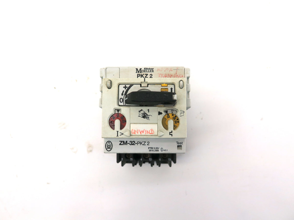 Klockner Moeller ZM-32-PKZ 2 Manual Motor Starter Protector - Advance Operations