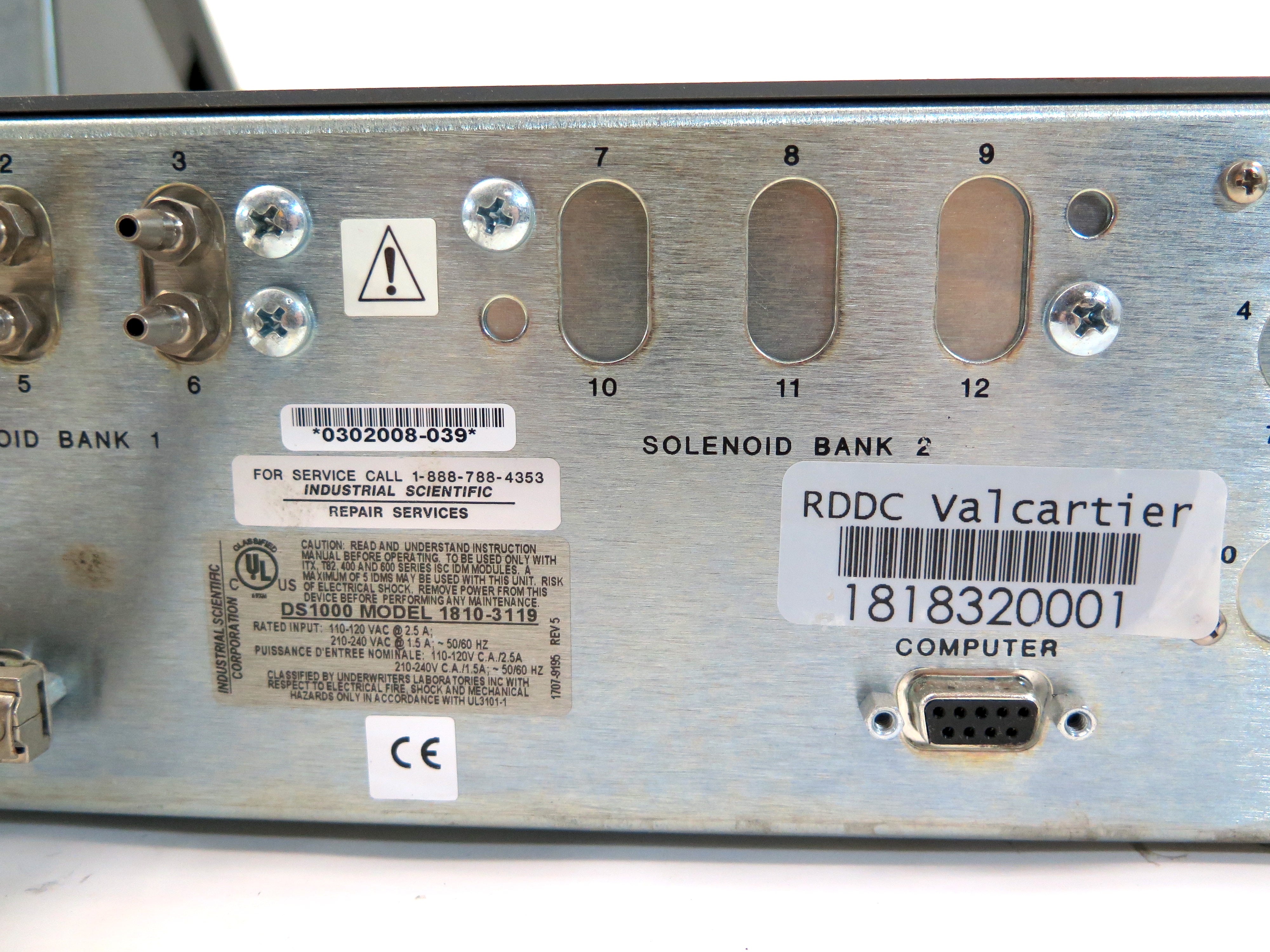 Industrial Scientific DS1000 Model 1810-3119 Master Control Unit And 1810-4505 - Advance Operations