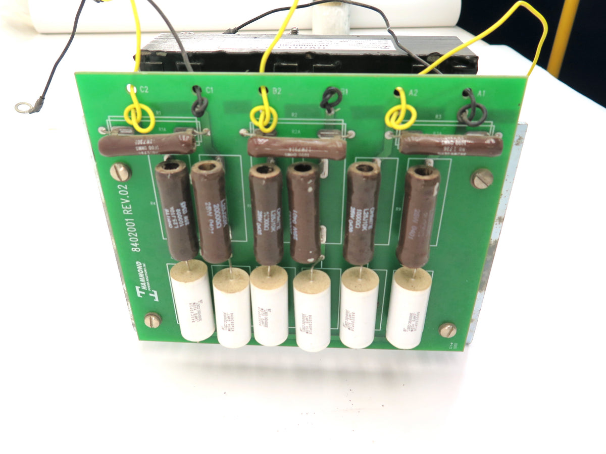 Hammond RC0080P40 Power Line Reactor DV/DT Filter RC0080P40 600V 80A Used - Advance Operations
