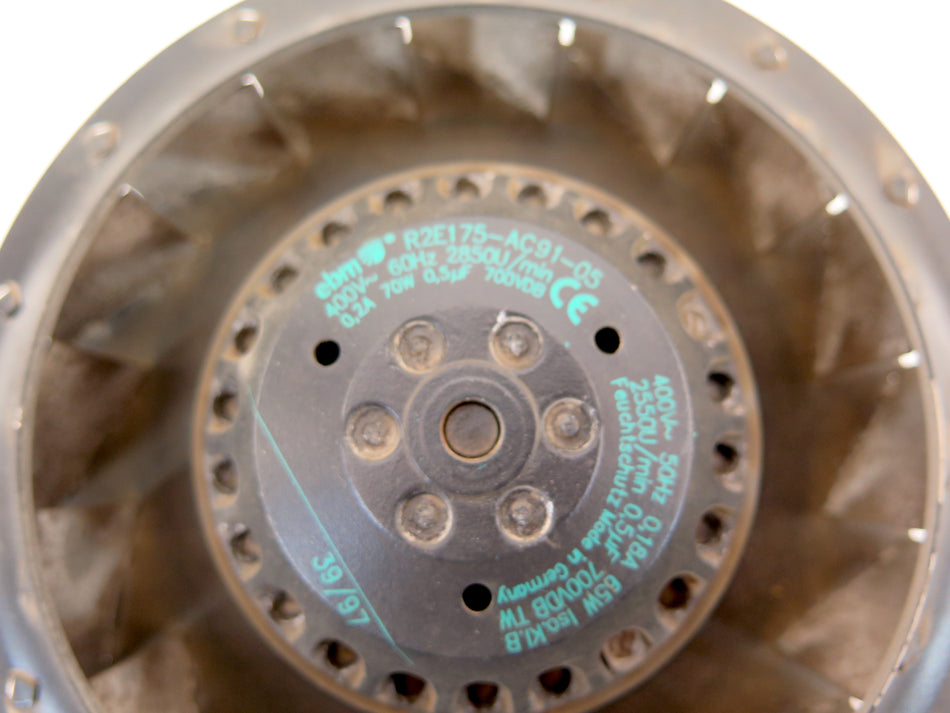 EBM R2E175-AC91-05 Cooling Fan 400V 60Hz 2850U/min - Advance Operations