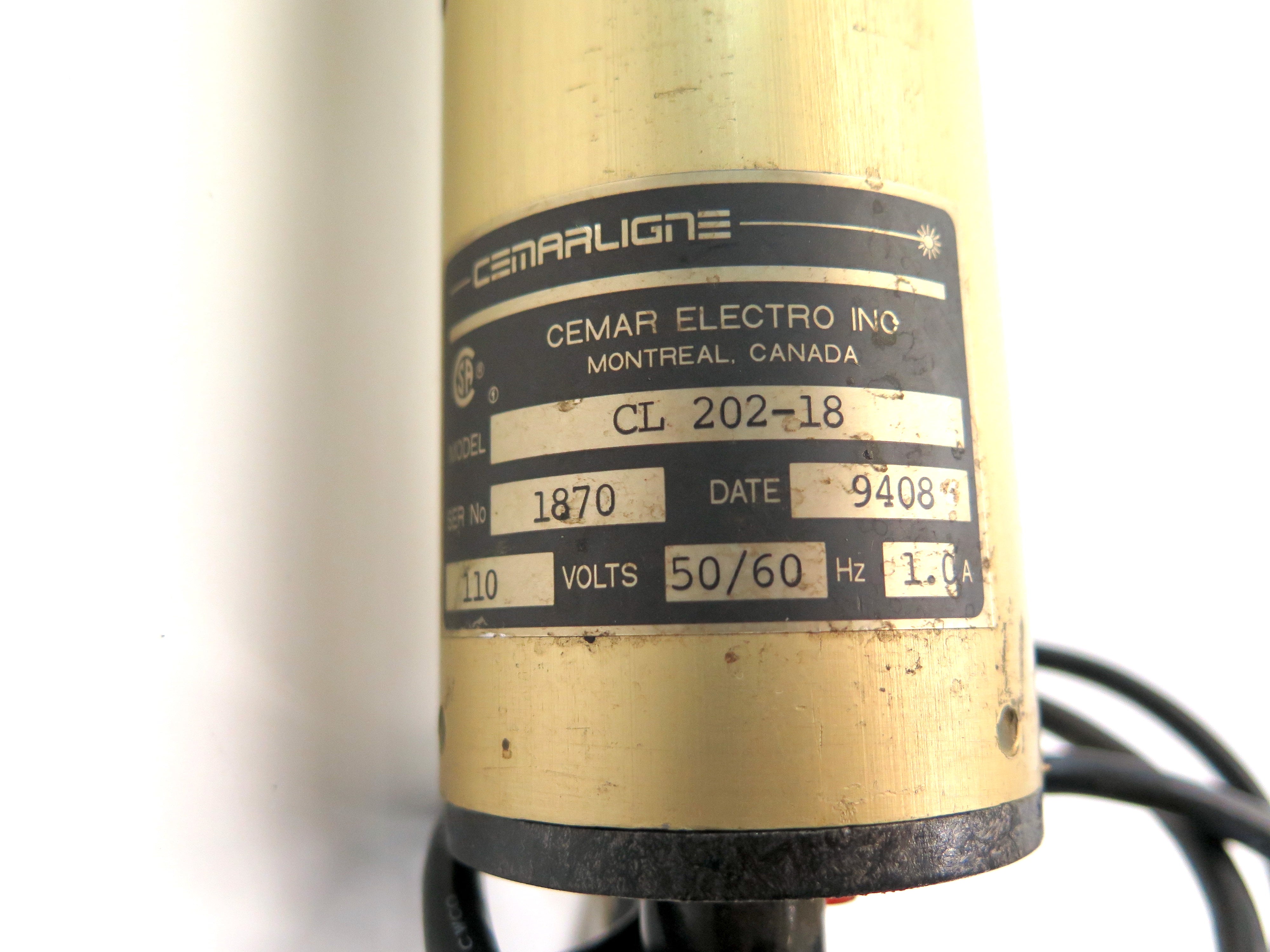 Cemarligne Cl 202-18 Industrial Laser 120V 60Hz - Advance Operations