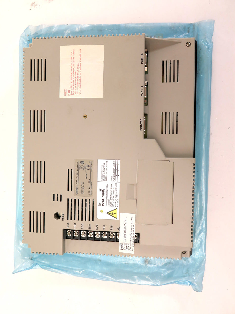 Omron NT631C-ST141B-EV1 HMI Interactive Display - Advance Operations