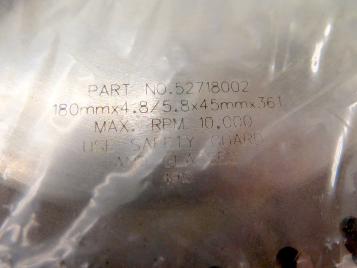 FS Tool XL4000 52718002 Industrial Scoring Saw Blade 180x4.8/5.8X36T Conic X10 - Advance Operations