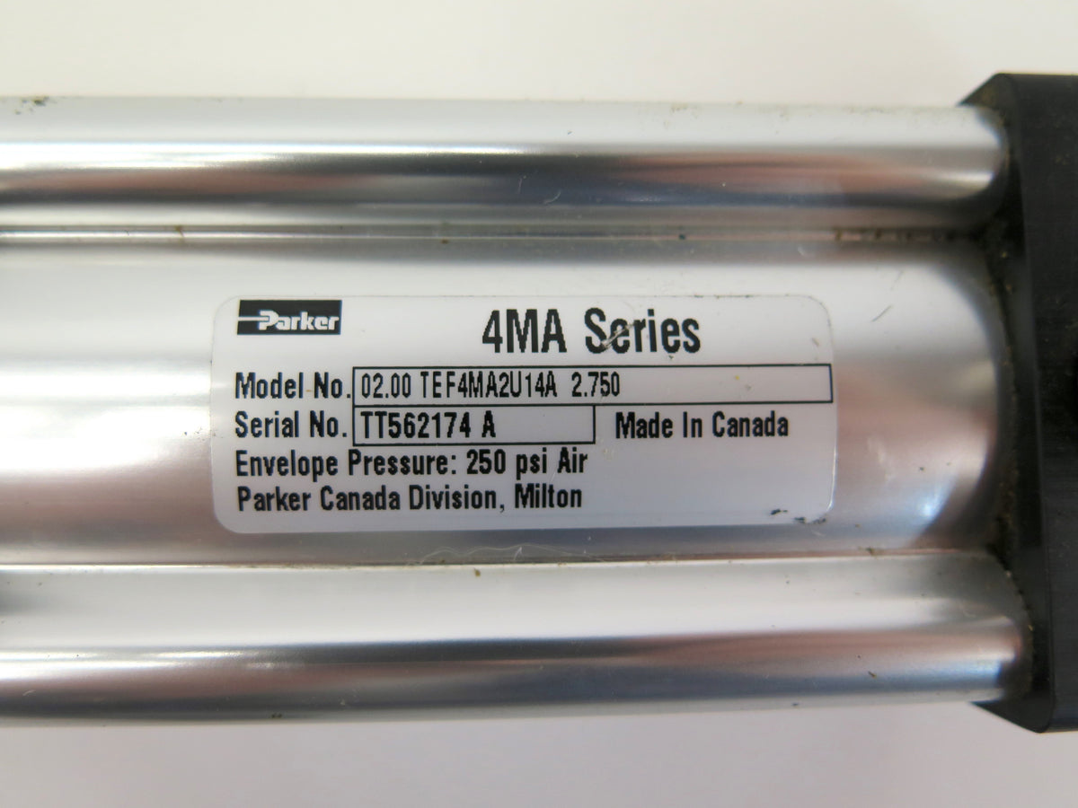 Parker 4MA Series 02.00 TEF4MA2U14A 2.750 Pneumatic Actuator - Advance Operations