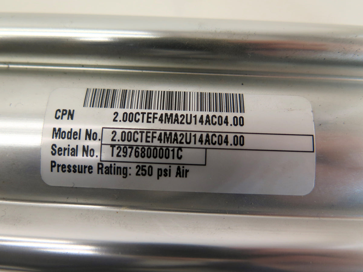 Parker Hanifin 2.00CTEF4MA2U14AC04.00 Pneumatic Actuator - Advance Operations