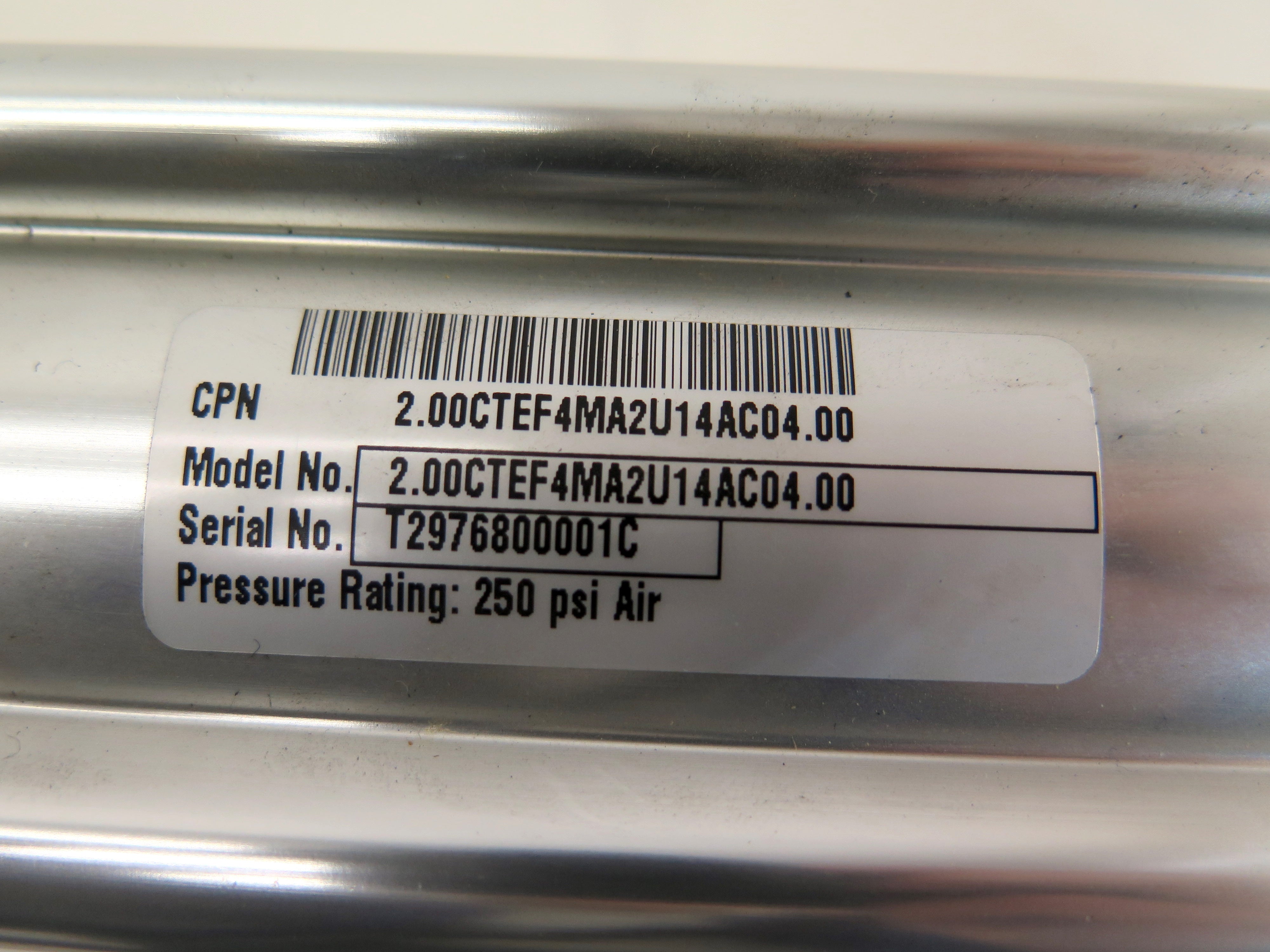 Parker Hanifin 2.00CTEF4MA2U14AC04.00 Pneumatic Actuator - Advance Operations