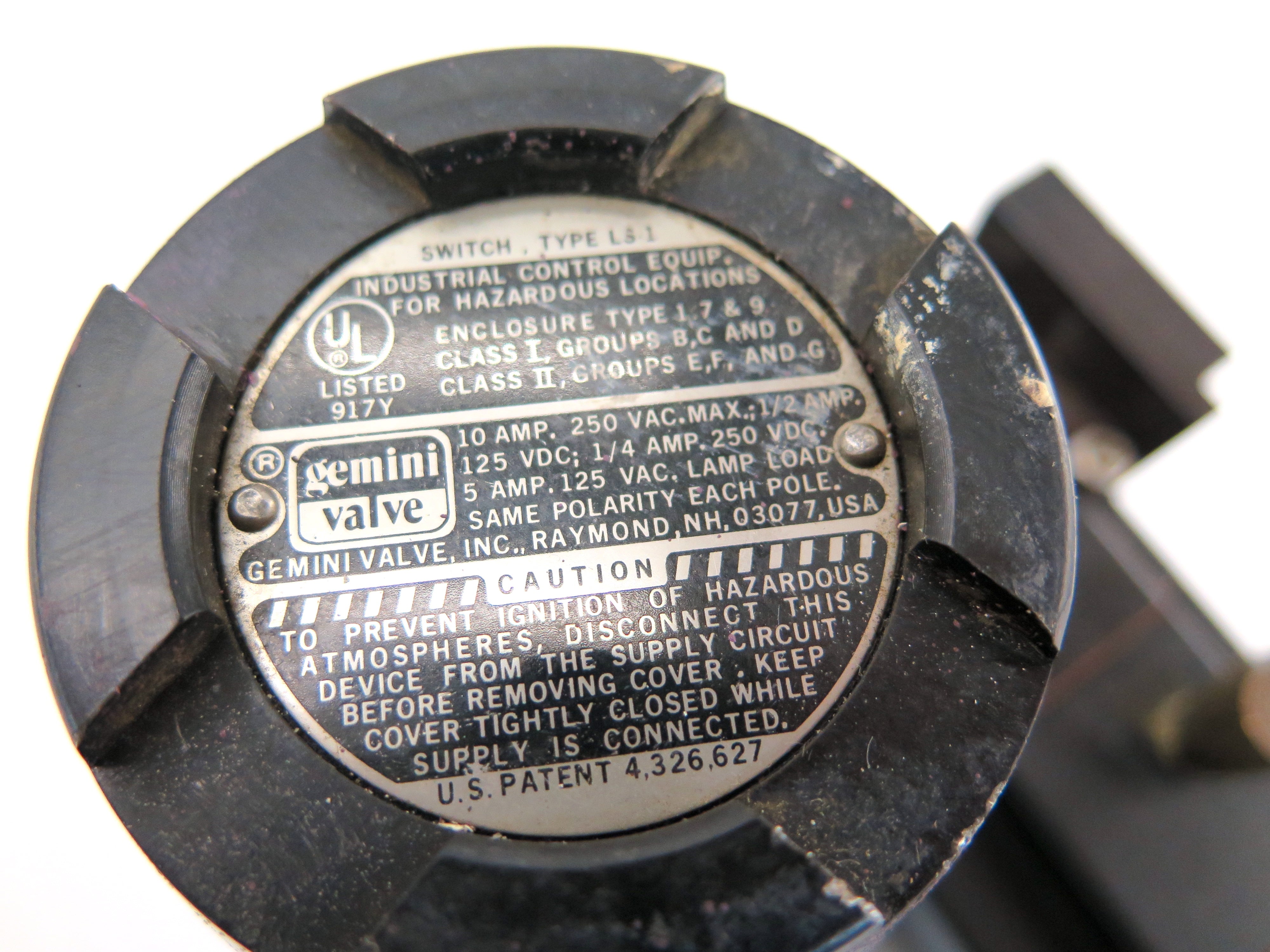 Gemini Valve Pneumatic Actuator Model 412 With Switch Type LS1 - Advance Operations