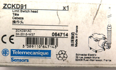 Telemecanique ZCDK91 Limit Switch Head - Advance Operations