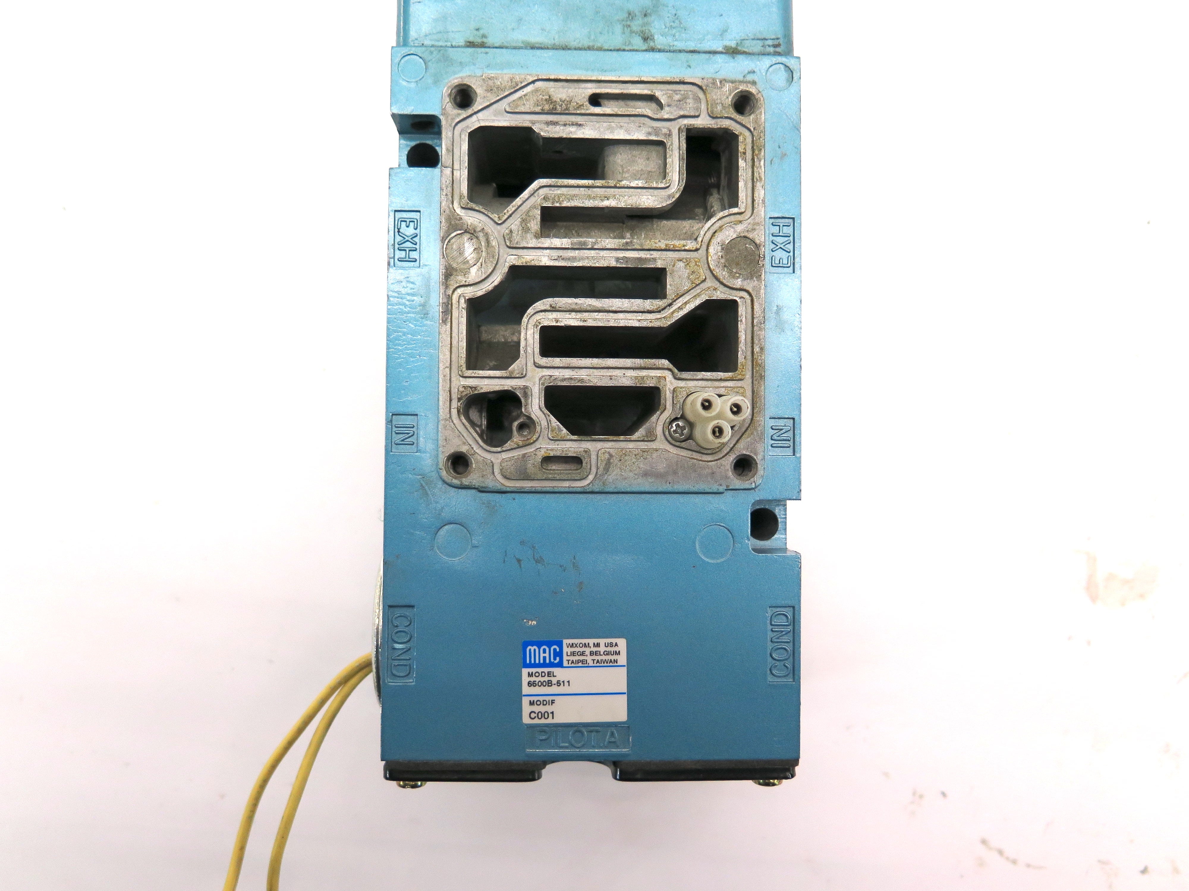 Mac 6500B-511 Pneumatic Valve Assembly - Advance Operations
