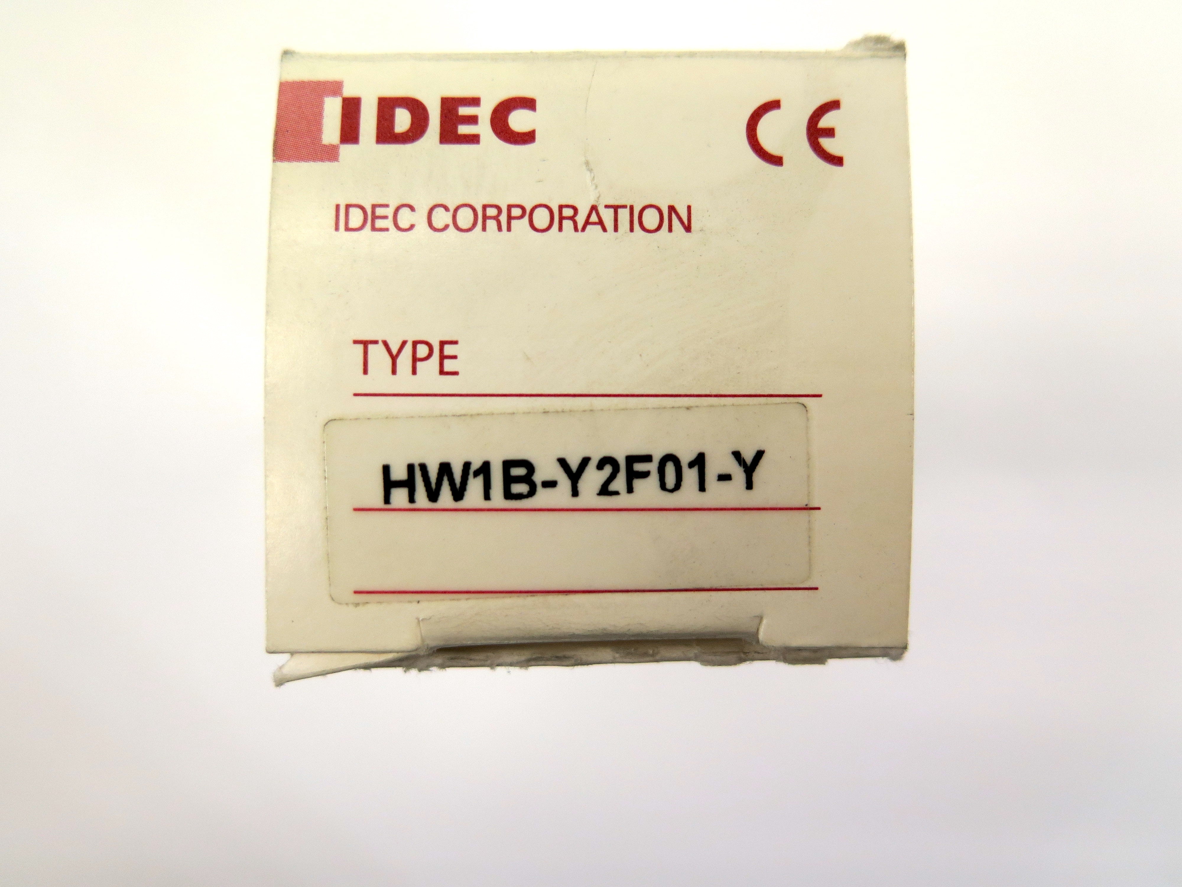 IDEC HW1B-Y2F01-Y Push Button Switches HW 40mm Push-Pull Yellow - Advance Operations