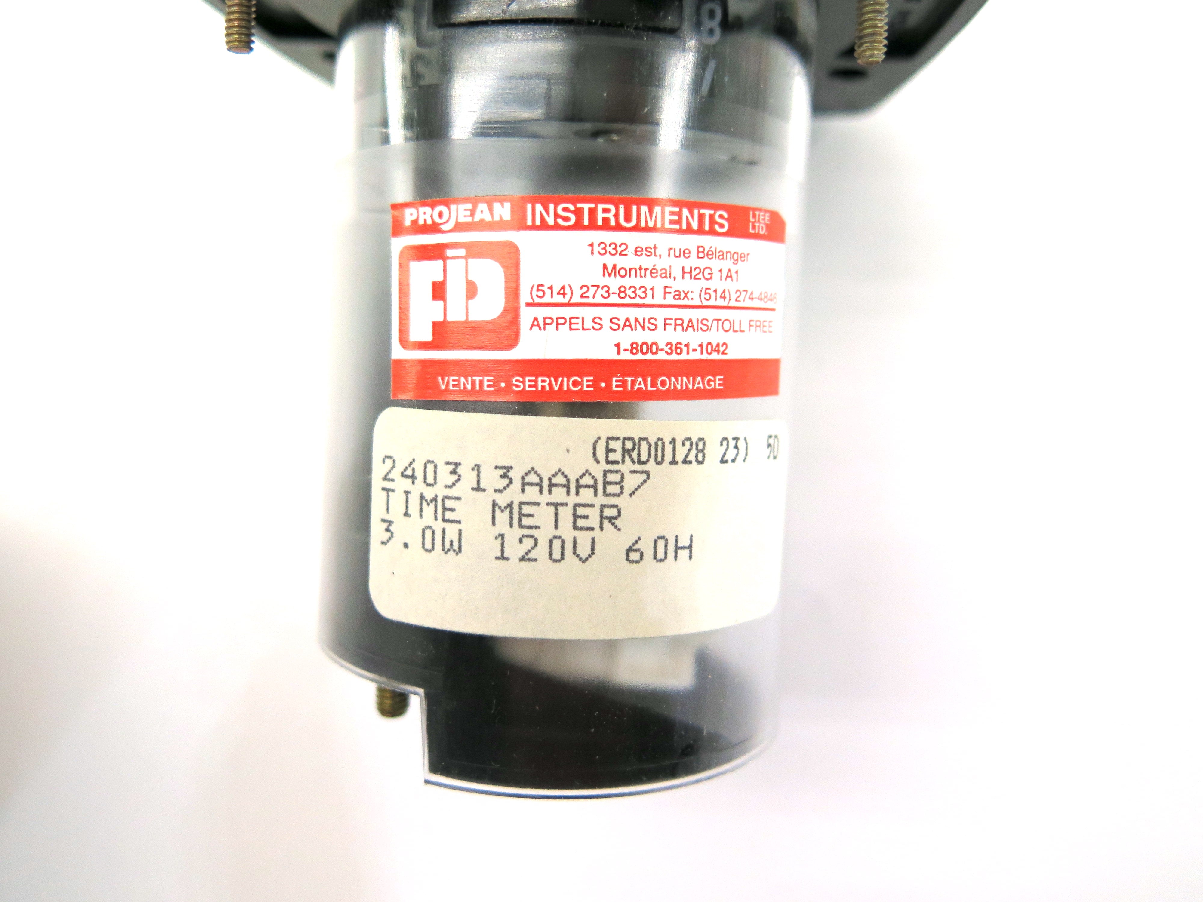 YOKOGAWA 2400313AAAB7 Non Reset Time Meter 120Vac -3W-60HZ - Advance Operations