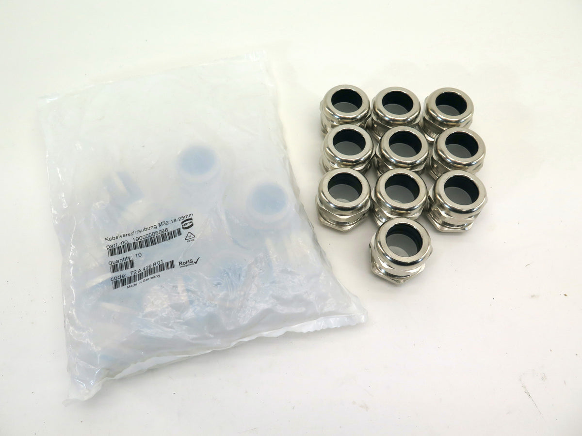Harting 19000005096 10x Pak Han CGM-M M32x1,5 D.18-25mm Cable Gland Clamp - Advance Operations