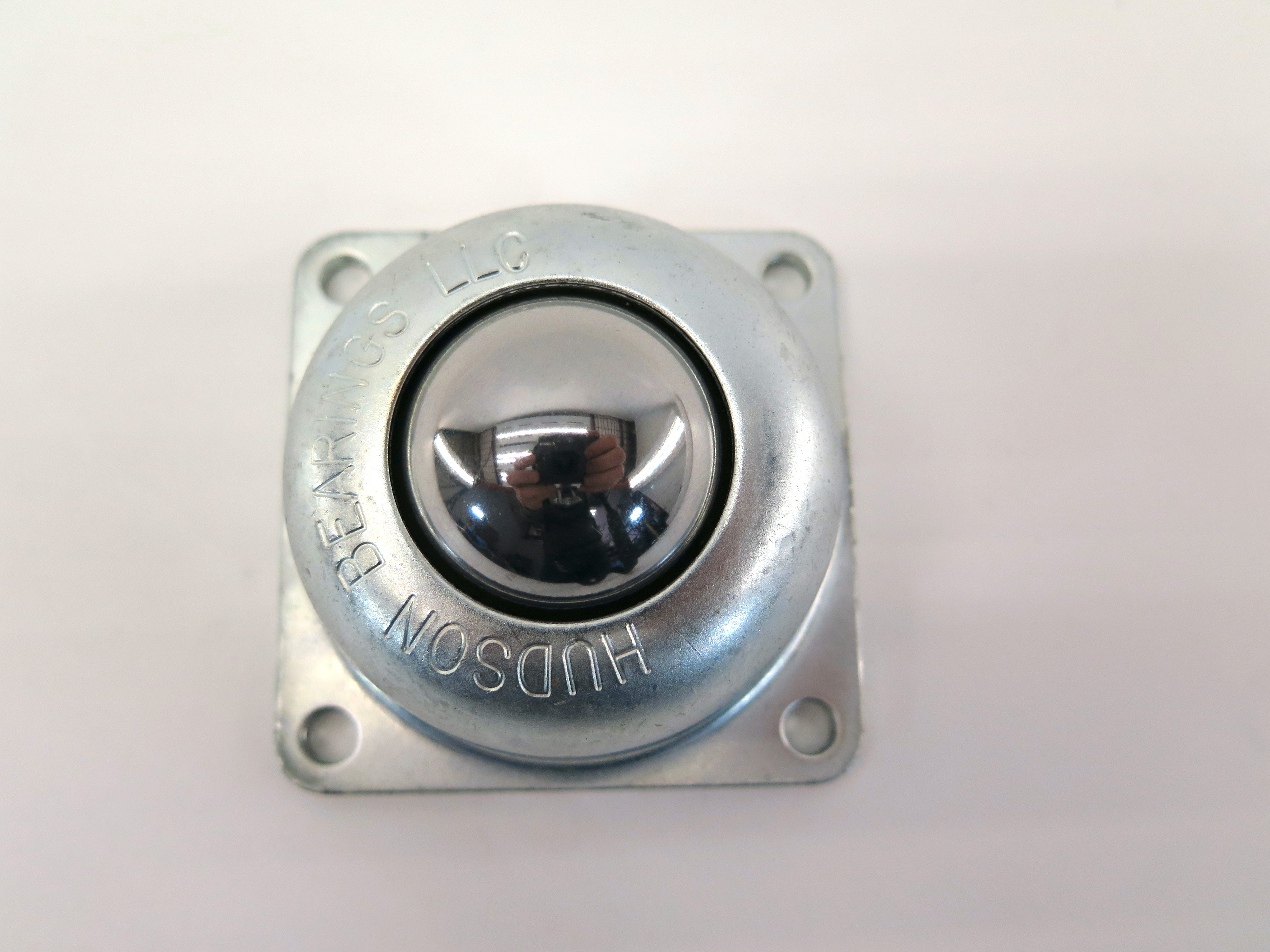 Hudson Bearings BT 1-1/2 CS Flange Mounted Ball Transfers Carbon Steel - Advance Operations