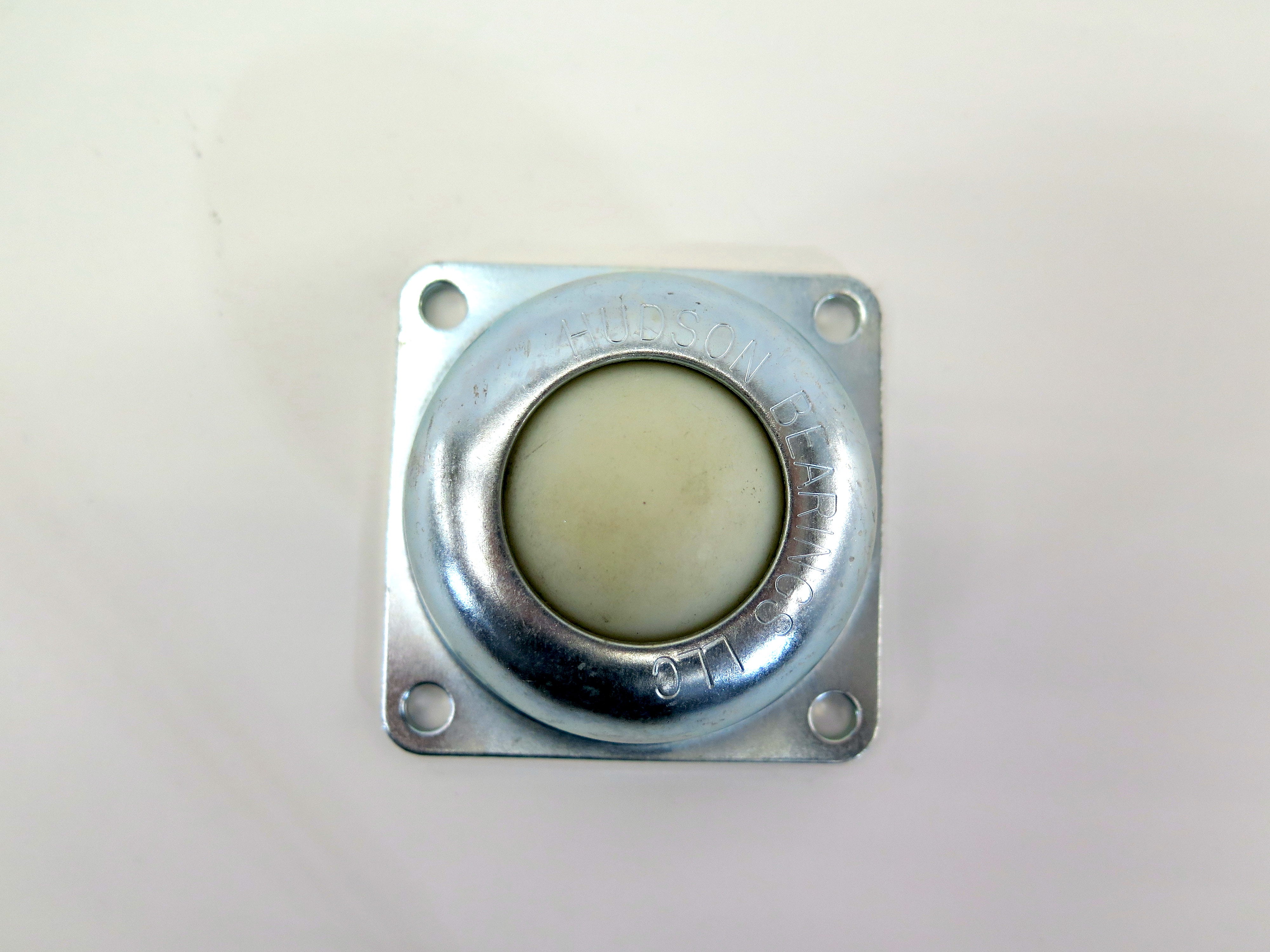 Hudson Bearings NBT 1-1/2 CS Flange Mounted Ball Transfers Nylon Ball - Advance Operations
