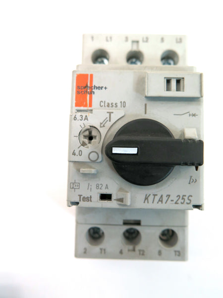 Sprecher + Schuh KTA7-25S-6,3A Ser C Motor Circuit Breaker - Advance Operations