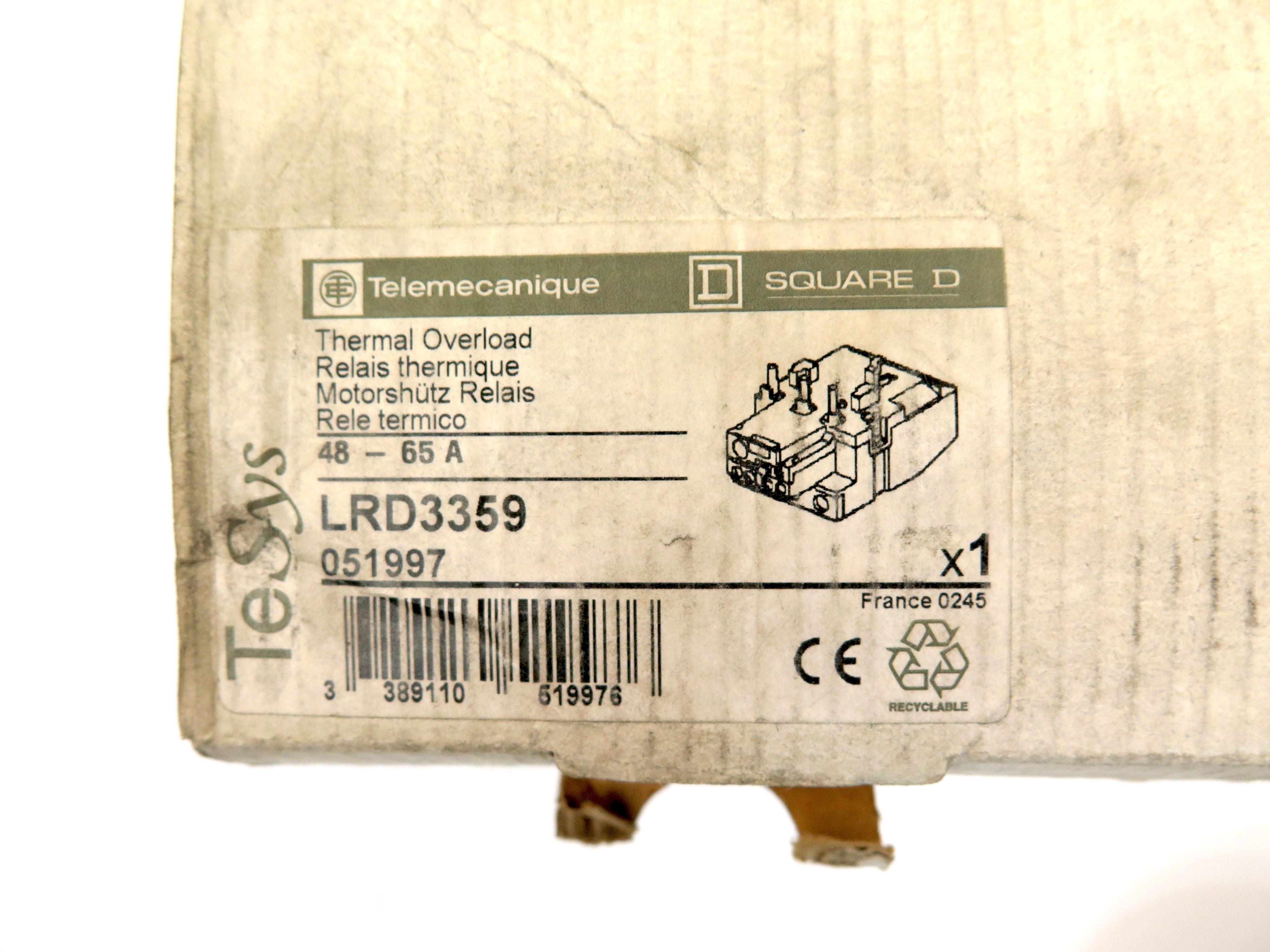 Telemecanique / Square DLRD3359 Thermal Overload Relay 48-65A - Advance Operations