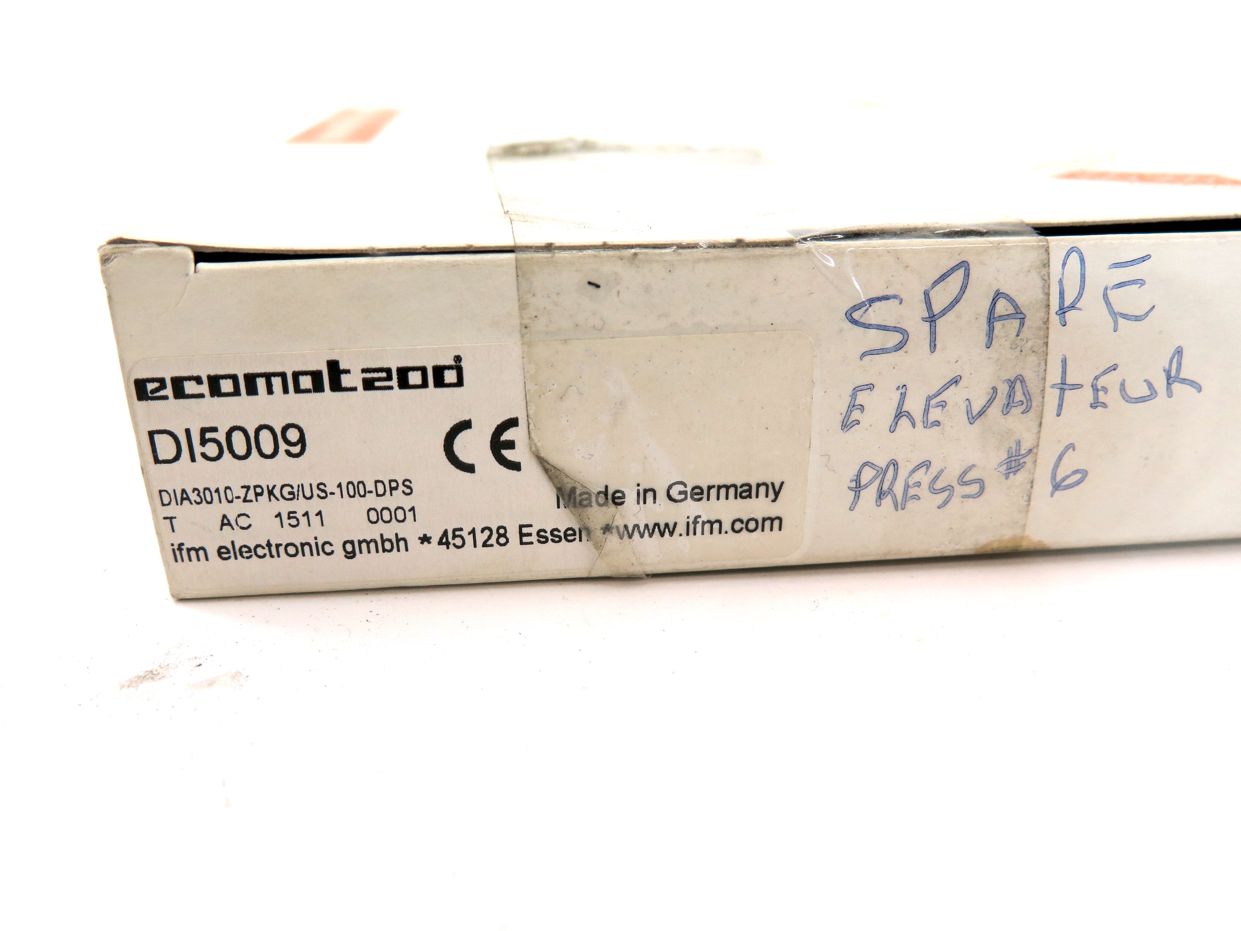 IFM DI5009 Proximity Switch - Advance Operations