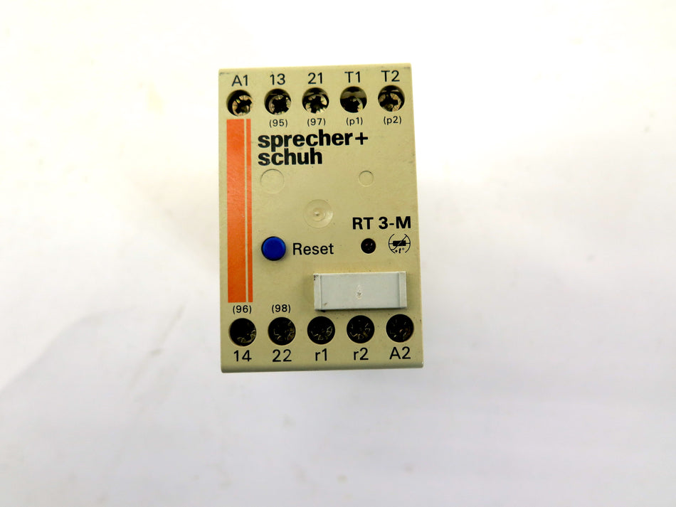 Sprecher + Schuh Thermistor Protection Relay  w/Resety 110V - Advance Operations