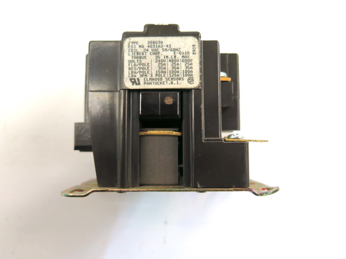 Elwood Sensors 30D030 Contactor 24ac 50/60Hz - Advance Operations