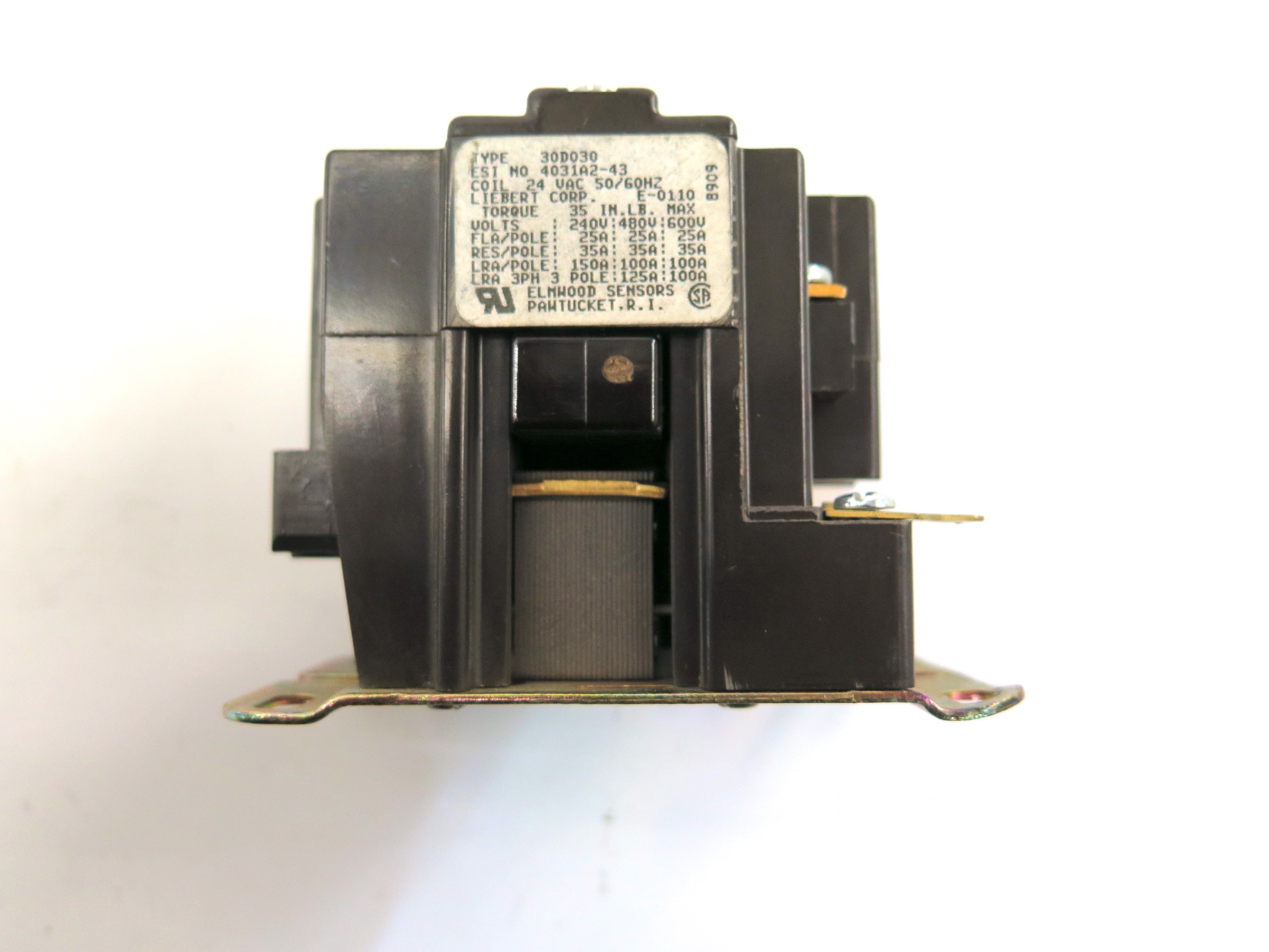 Elwood Sensors 30D030 Contactor 24ac 50/60Hz - Advance Operations