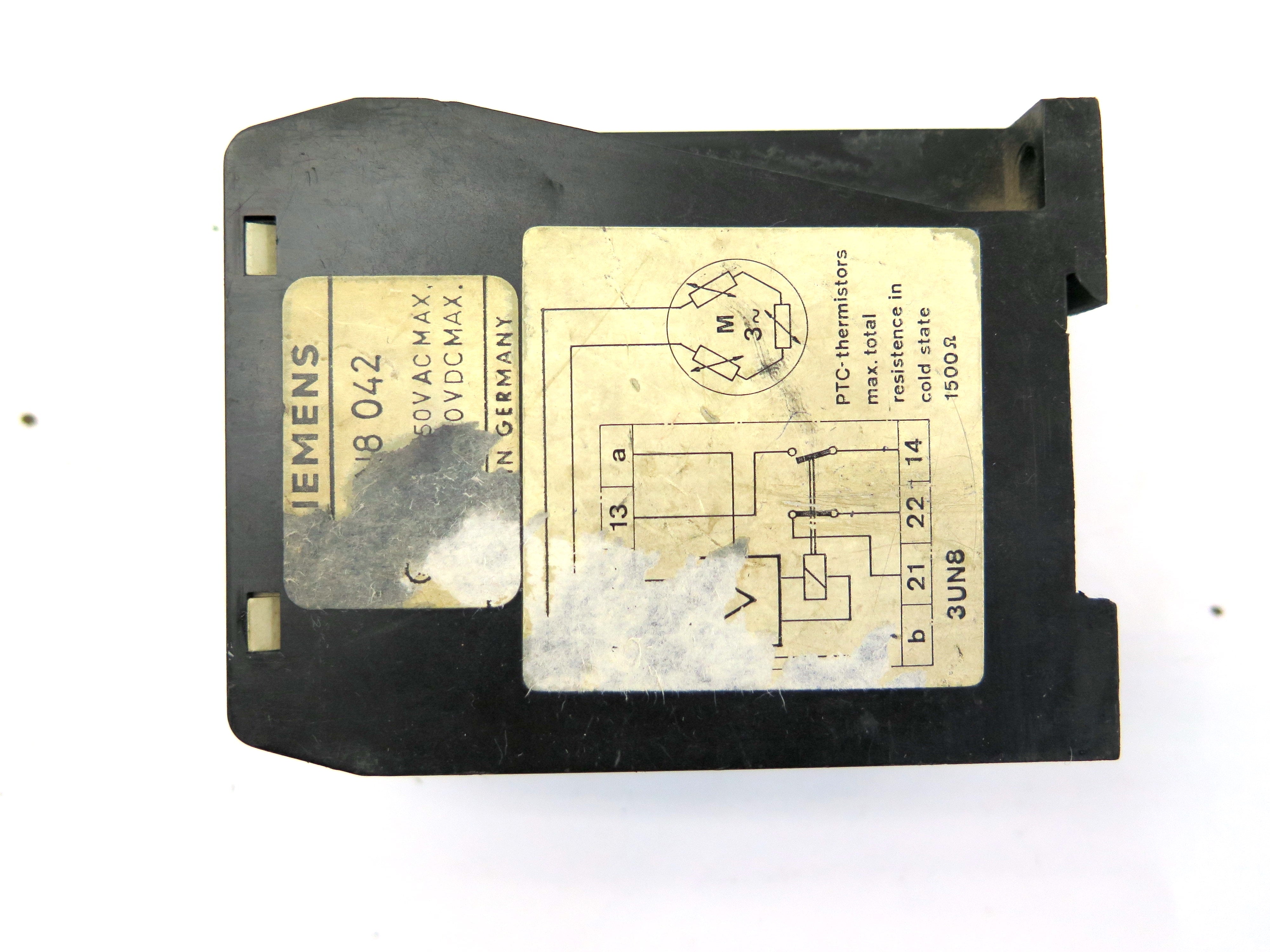 Siemens 3 UN8 042 Contactor 110V 40-60Hz - Advance Operations