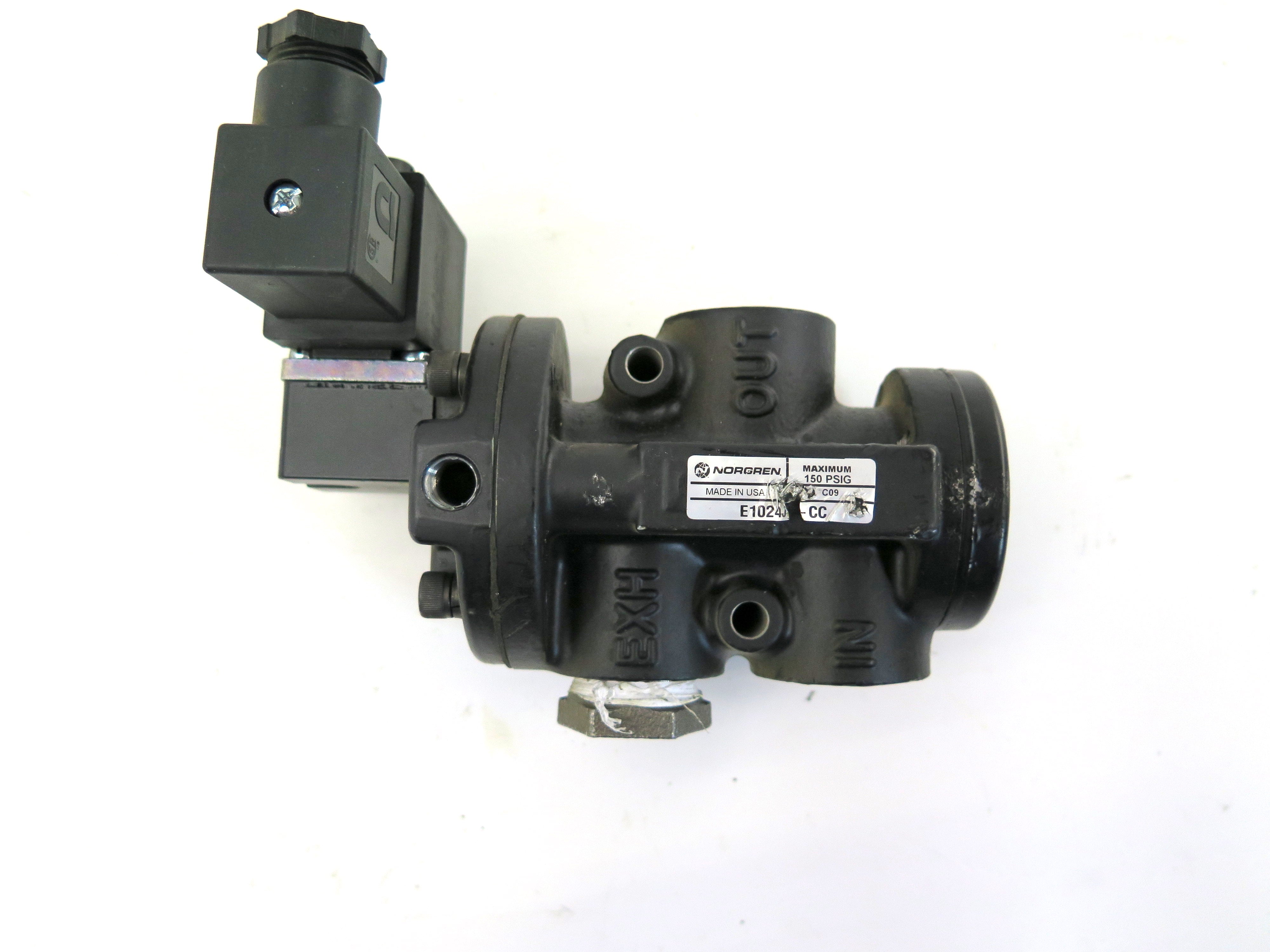 Norgren E1024J-CC Pneumatic Poppet Valve With 120Vac Coil - Advance Operations