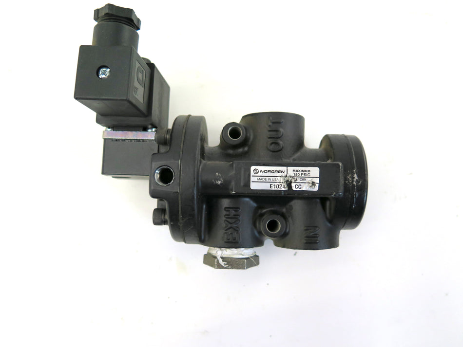 Norgren E1024J-CC Pneumatic Poppet Valve With 120Vac Coil - Advance Operations
