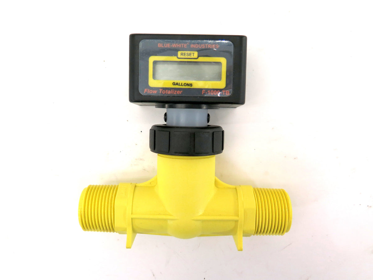 Blue-White F-1000-TB Flow Totalizer 1 NPT - Advance Operations