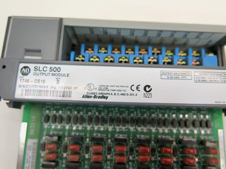 Allen-Bradley SLC 500 Output Module 1746-OB16 LOT OF 2 1 Year Warranty - Advance Operations