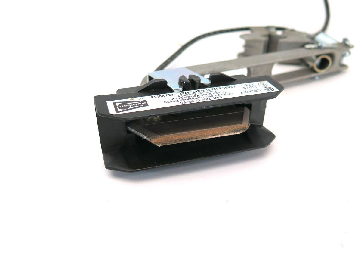 Duct-O-Wire C-40-V3 40A Continuous Rating Single Shoe Verticle Mount - Advance Operations