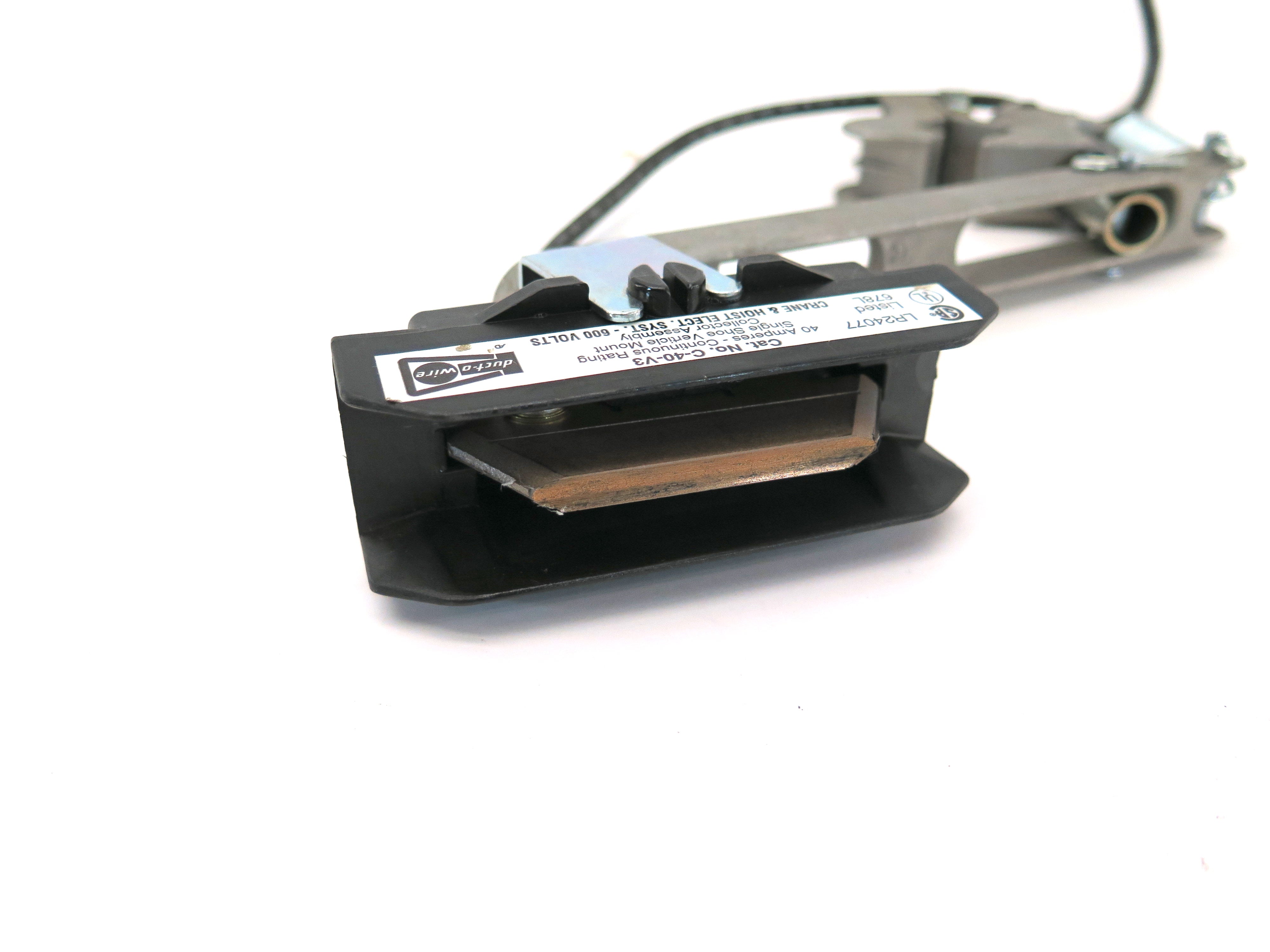 Duct-O-Wire C-40-V3 40A Continuous Rating Single Shoe Verticle Mount - Advance Operations