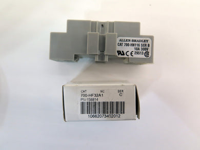 Allen-Bradley 700-HF32A1 & 700-HN116 Relay and Base - Advance Operations