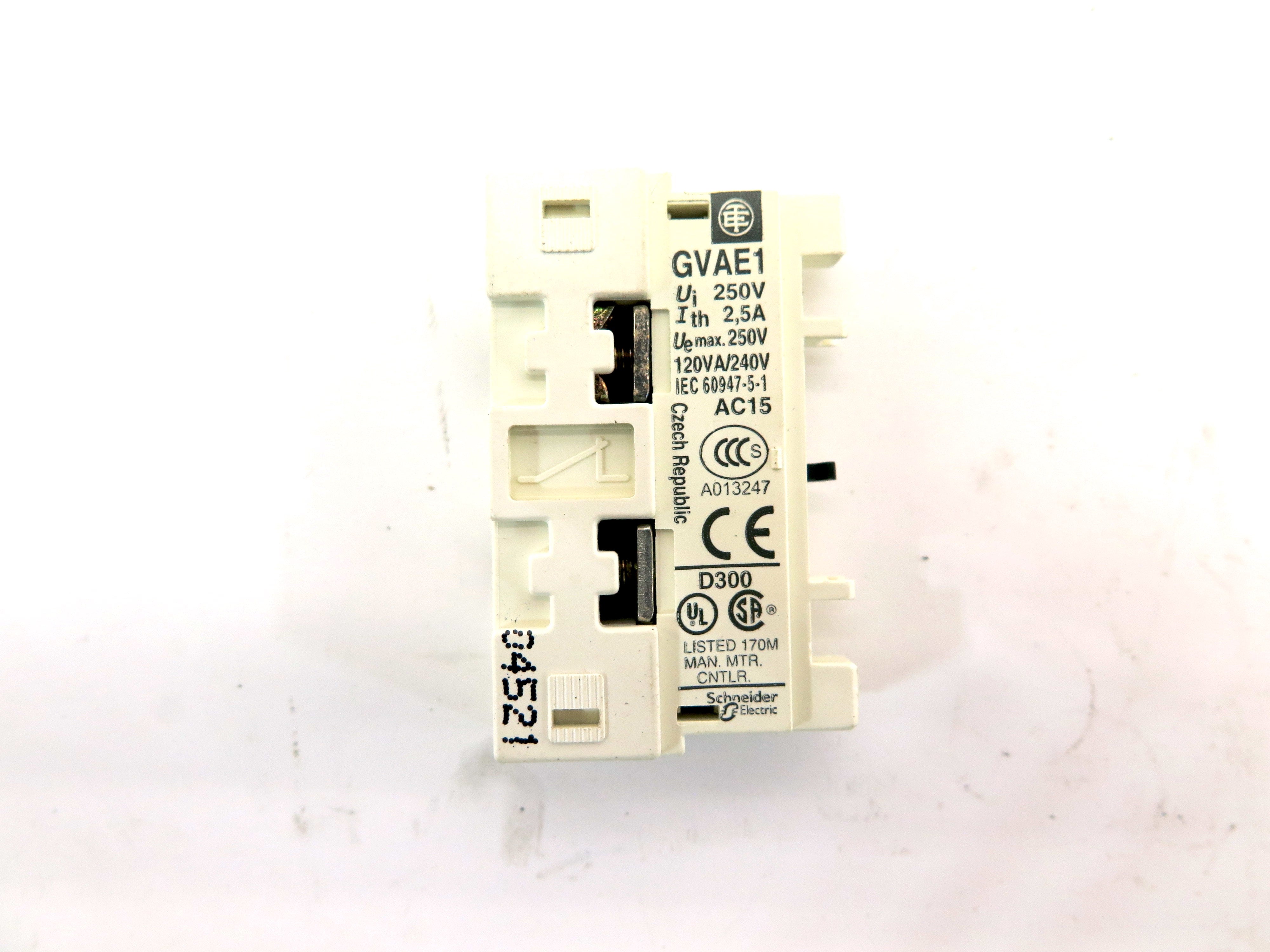 Square D Telemecanique GV AE1Terminal Block  Contact New Lot of 2 - Advance Operations