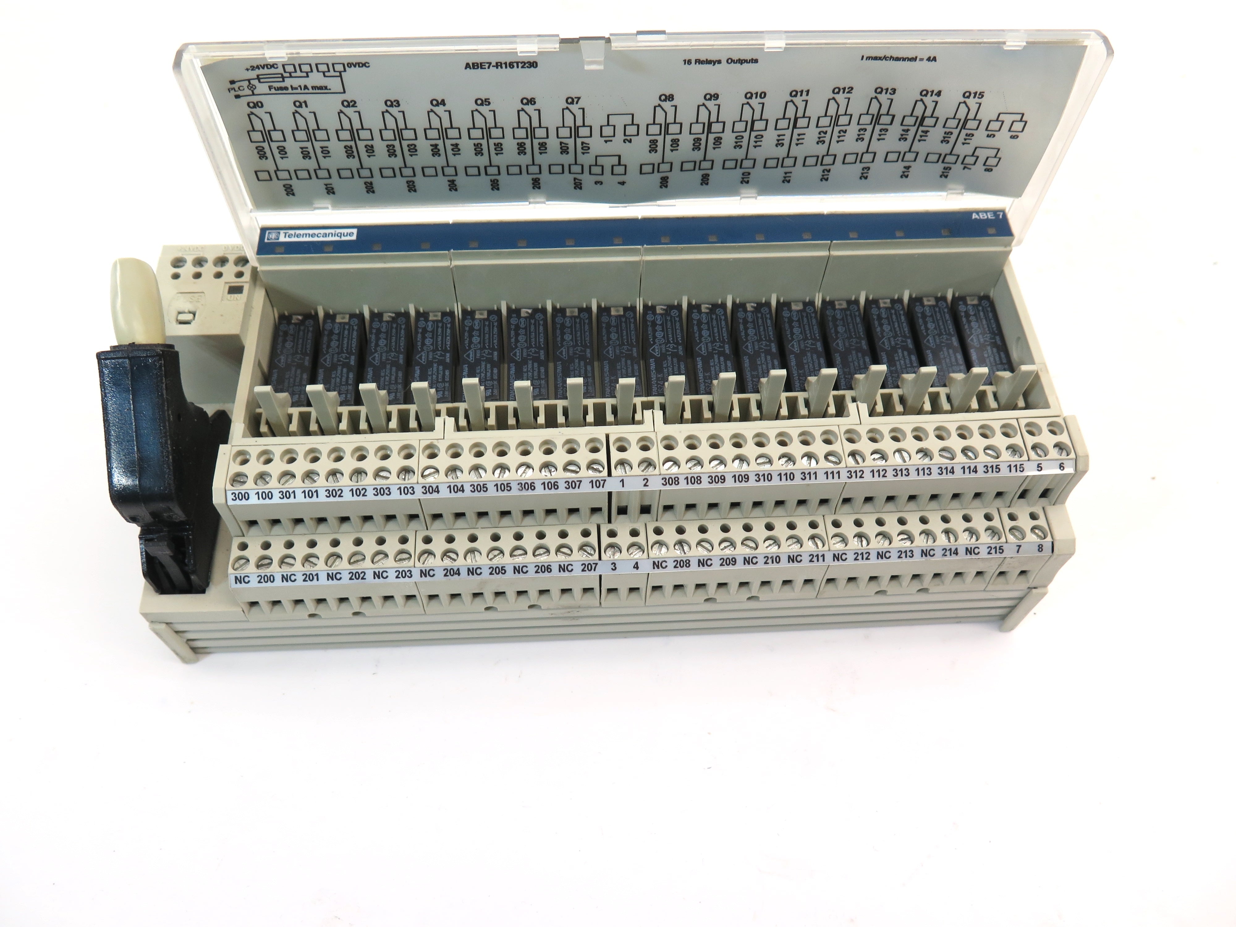 Telemecanique aBE7-R16T230 Sub Base With Plug-In Electromechanical Relay 16 ch - Advance Operations