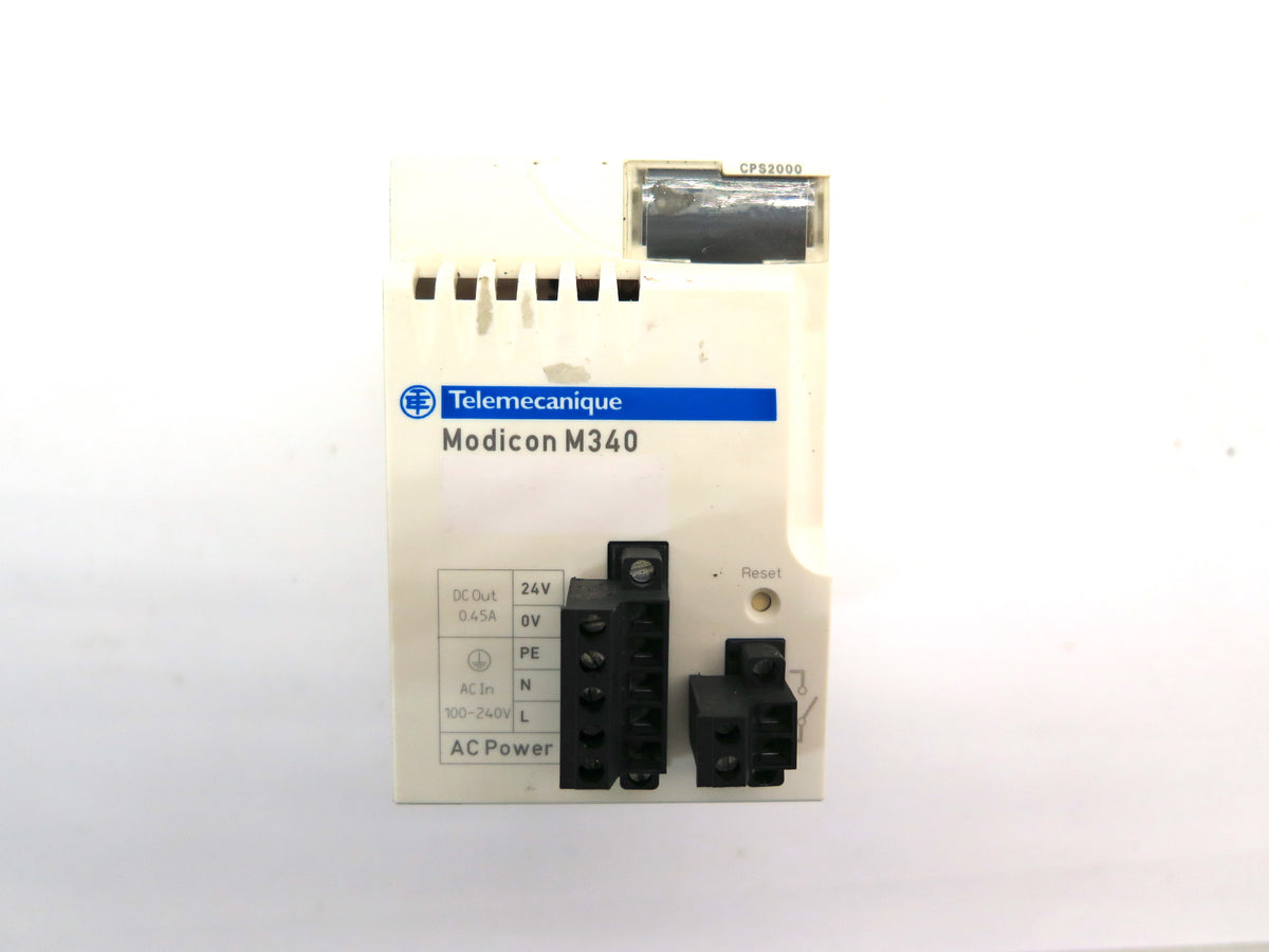 Schneider Telemecanique BMXCPS2000  Modicon M340 A/C  Power Supply - Advance Operations