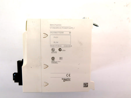 Schneider Telemecanique BMXCPS2000  Modicon M340 A/C  Power Supply - Advance Operations