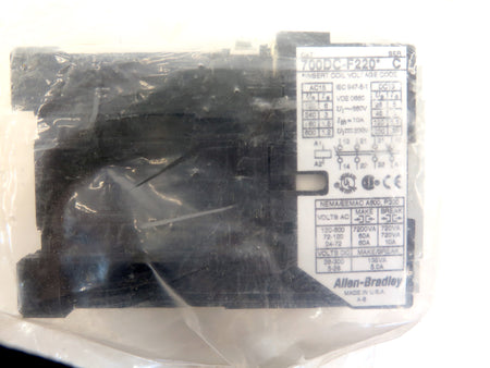Allen-Bradley 700DC-F220* SER C Definite Purpose Control Relay - Advance Operations