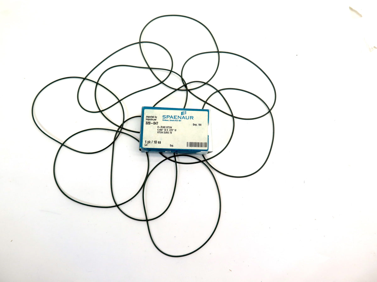Spaenaur 320-047 O-Ring Viton Duro75 4.489" ID X .070" W.  Lot of 10 - Advance Operations