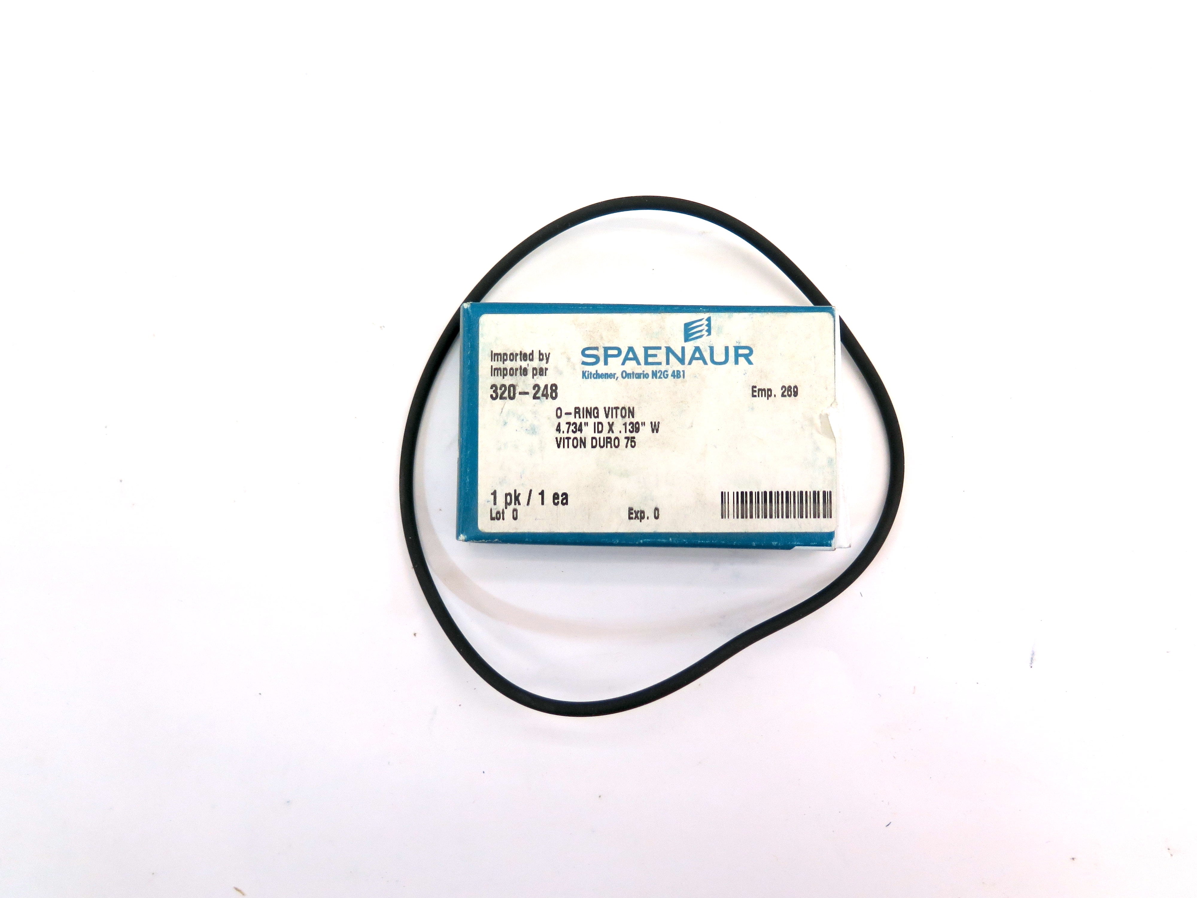 Spaenaur 320-248 O-Ring Viton Duro 75  4.734" ID X .139 W - Advance Operations