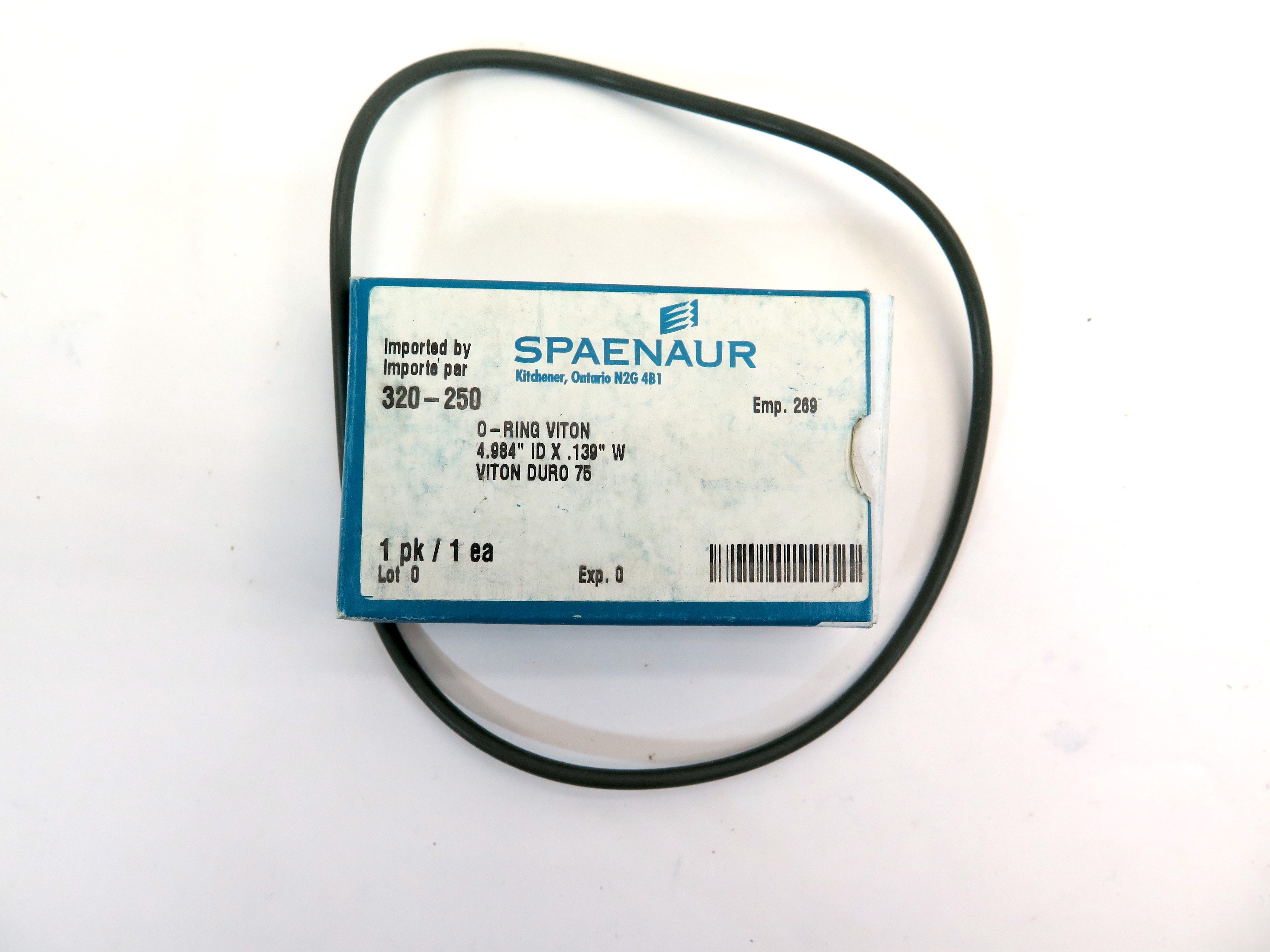 Spaenaur 320-250 O-Ring Viton Duron 75 4.984" ID X .139" W Lot of 10 - Advance Operations